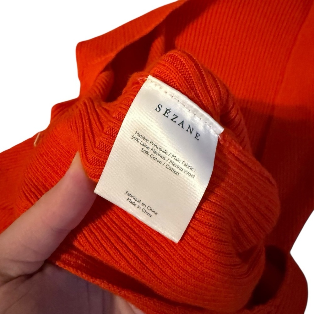 Open-Back Ribbed Sweater Bodysuit - Picture 6 of 10